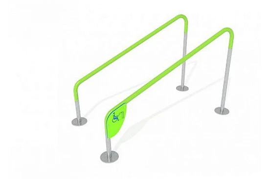 Тренажер для инвалидов «Брусья», наклонные/скругленные Rcreation