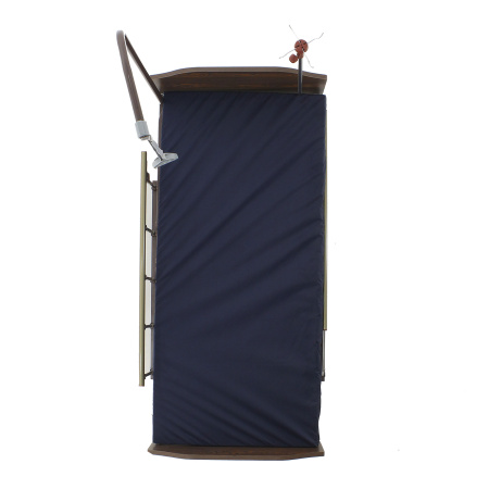 Кровать механическая Мед-Мос Е-8 (MM-2024Н-02) (2 функции) ЛДСП с полкой и обеденным столиком