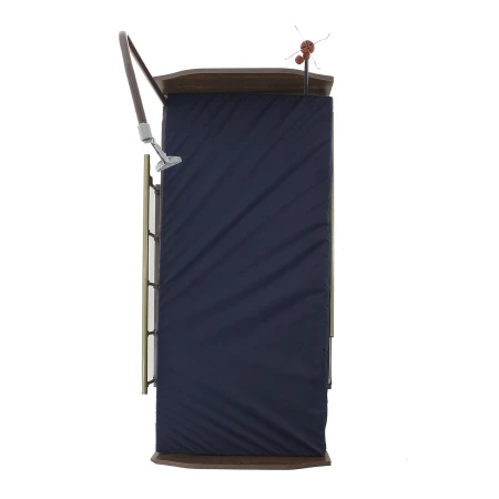 Кровать механическая Мед-Мос Е-8 (MM-2024Н-02) (2 функции) ЛДСП с полкой и обеденным столиком