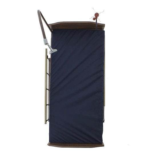 Кровать механическая Мед-Мос Е-8 (MM-2024Н-02) (2 функции) ЛДСП с полкой и обеденным столиком