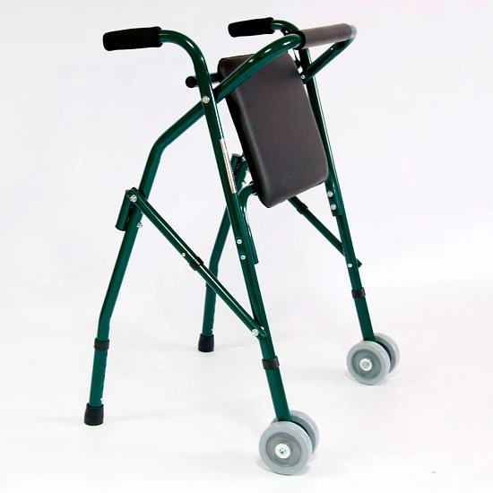 Ходунки-опоры на 2-х колесах с сидением Мега-Оптим Fs 914 L