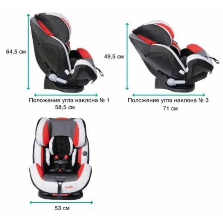 Автомобильное кресло для детей с ДЦП Symphony e3 DLX Platinum Series Ashland Gray (Rollover tested)