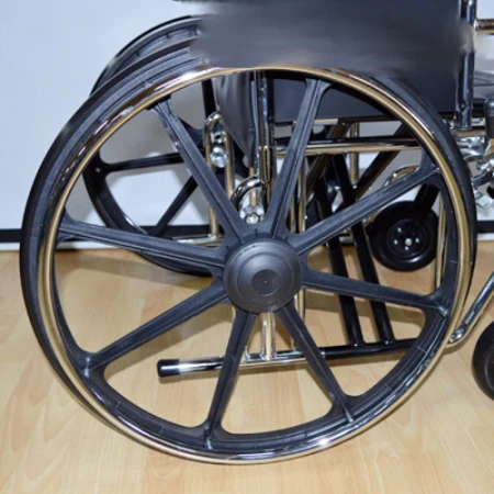 Кресло-коляска инвалидная механическая Модель 711 AE-51 (56, 61) (кож. зам.)