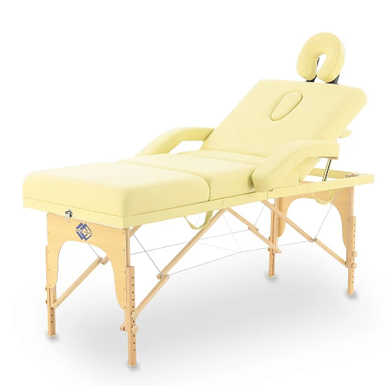 Массажный стол складной деревянный Med-Mos JF-Tapered 4-х секционный