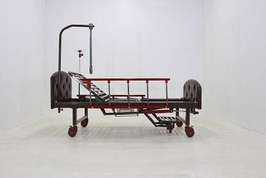 Кровать механическая с туалетным устройством и функцией «кардиокресло» Med-Mos YG-6 (MM-2124Н-11)