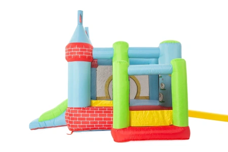 Средний надувной батут с горкой "Цитадель"