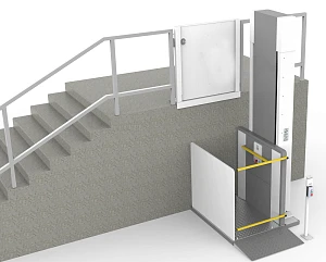 Подъемник для инвалидов с вертикальным перемещением