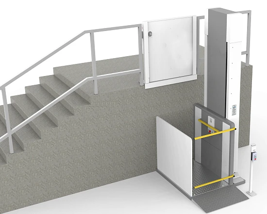 Подъемник для инвалидов с вертикальным перемещением