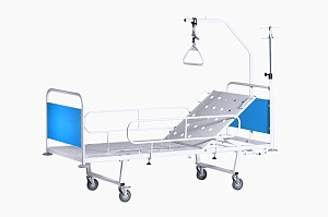Кровать медицинская функциональная КМФ-01 (со съемной колесной парой)