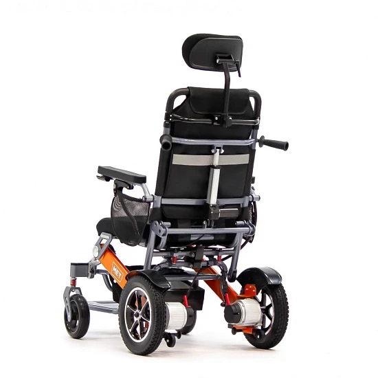 Кресло-коляска складная с электроприводом MET COMPACT PLUS