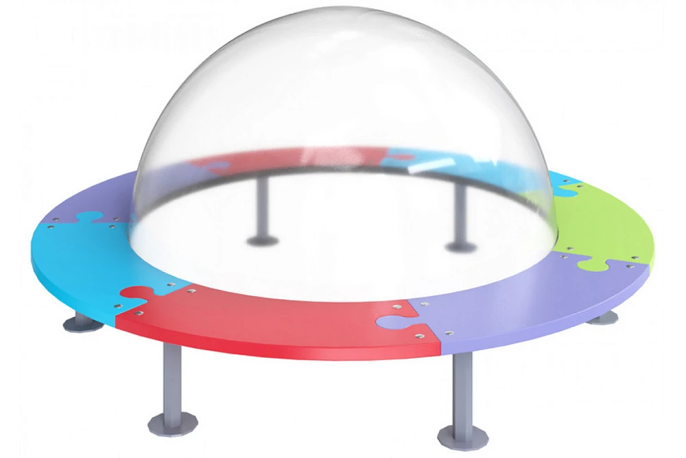 Уличная детская карусель «Колесо HDPE» Rcreation