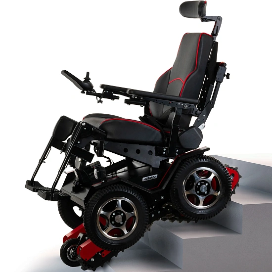 Электроколяска вездеход ступенькоход Caterwil GTS 4WD